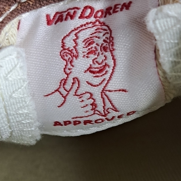 𝅺50TH Anniversary Vans Brown & Cream 50th  Slip Ons Women's Size 5 - Picture 9 of 10